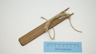 wooden lucet in walnut ash or maple wood