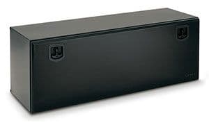 Bawer L1000 x H300 x D600mm Black Powder Coated Steel Toolbox