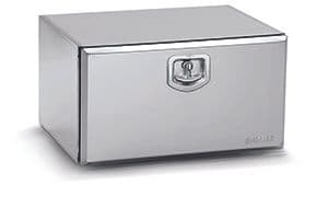 Bawer L500 x H350 x D400mm Plain Aluminium Toolbox - S/S Lock