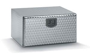 Bawer L600 x H400 x D500mm Stainless Steel Toolbox - Flowered Finish with Europlex Lock