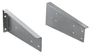 Bawer Pair of stainless steel brackets (420 x 160mm)