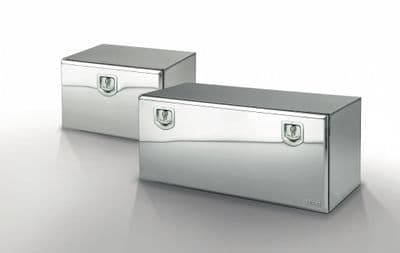 Bawer Stainless Steel Toolboxes - Matt Finish with Bright Lids