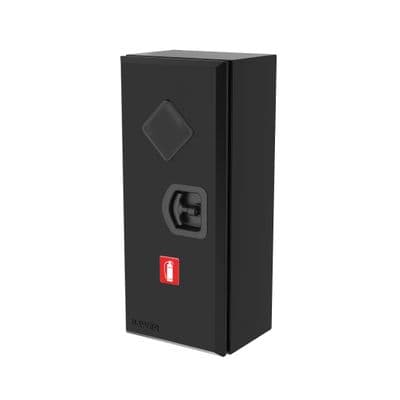 Black Powder Coated Steel Fire Extinguisher Boxes