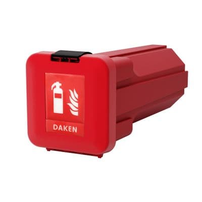 Red Sliden Top Loading fire Extinguisher Box without window