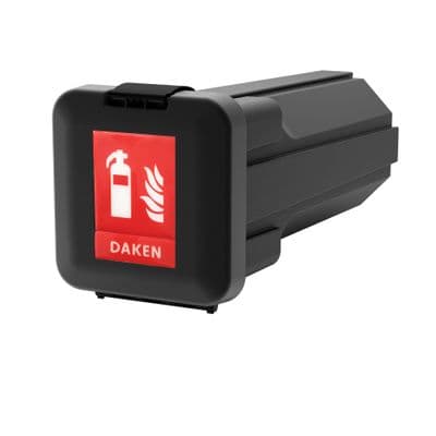 Sliden Black Top Loading Plastic Spill Kit Box