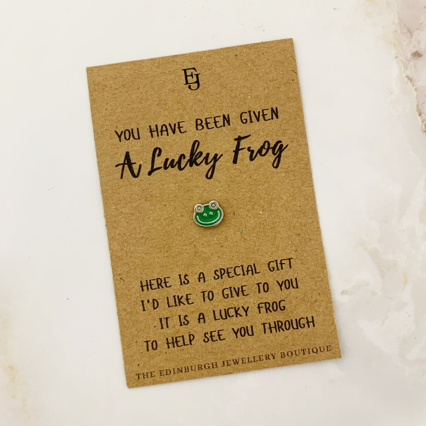 Tiny Lucky Frog Charm
