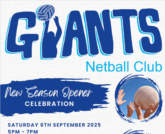 GiANTS - Season End / Start Celebration - Sat 6th Sept  2025