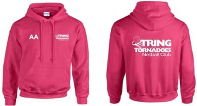 Tring Tornadoes Netball Pink Hoodie