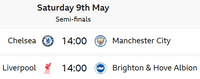 Womens FA Cup Final - TBD v TBD - Sun 31st May 2026 - KO  15:00
