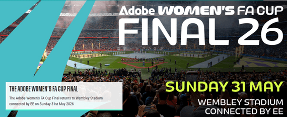 Womens FA Cup Final - TBD v TBD - Sun 31st May 2026 - KO  15:00