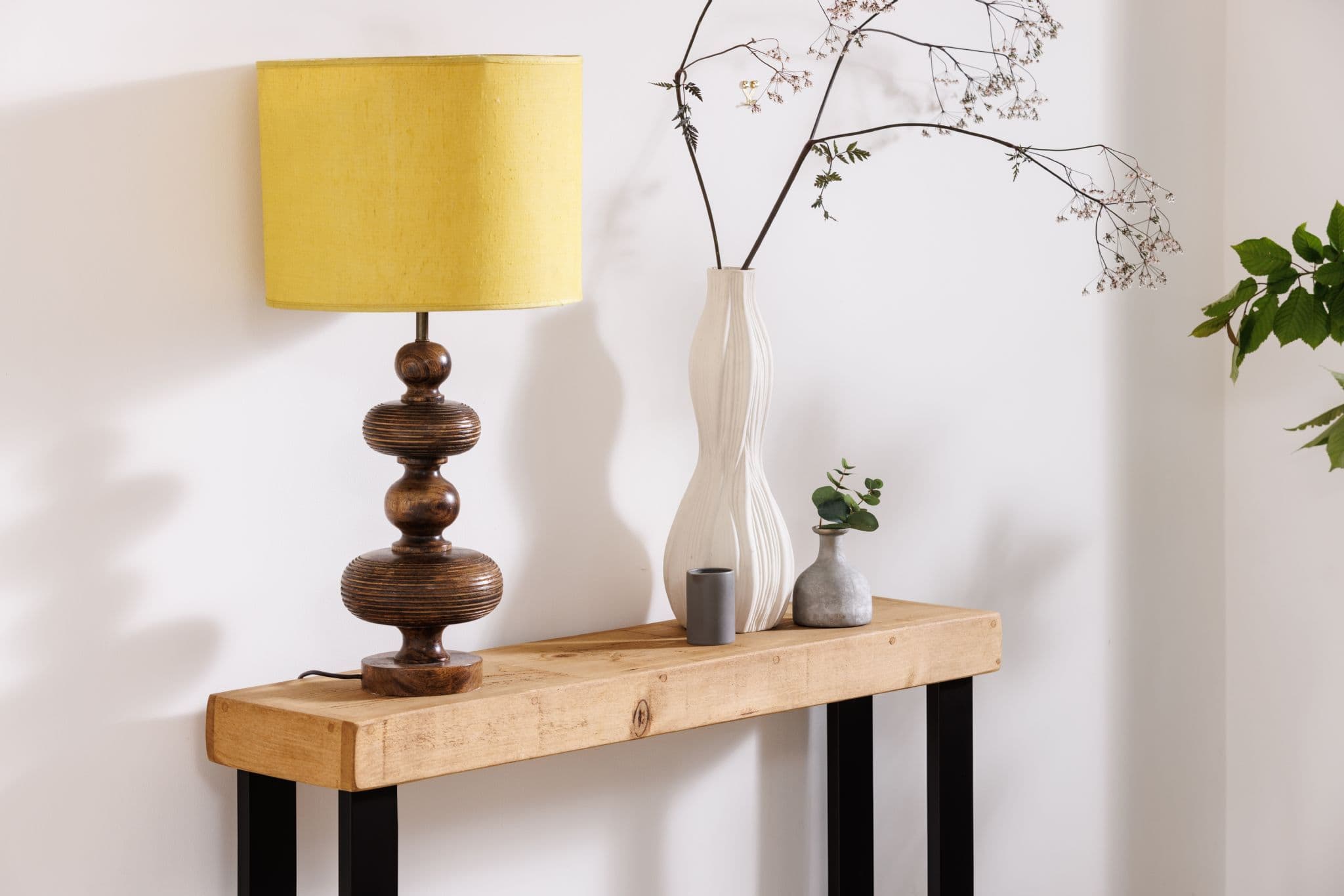 Boston Console Table INDUSTRIAL BOX LEGS