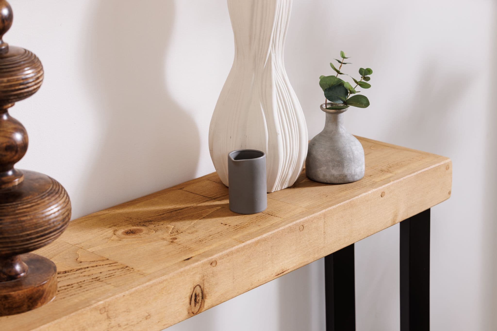 Boston Console Table INDUSTRIAL BOX LEGS