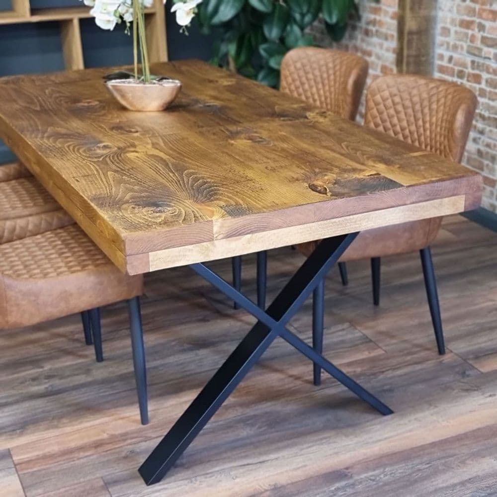 Rustic reclaimed desk deals