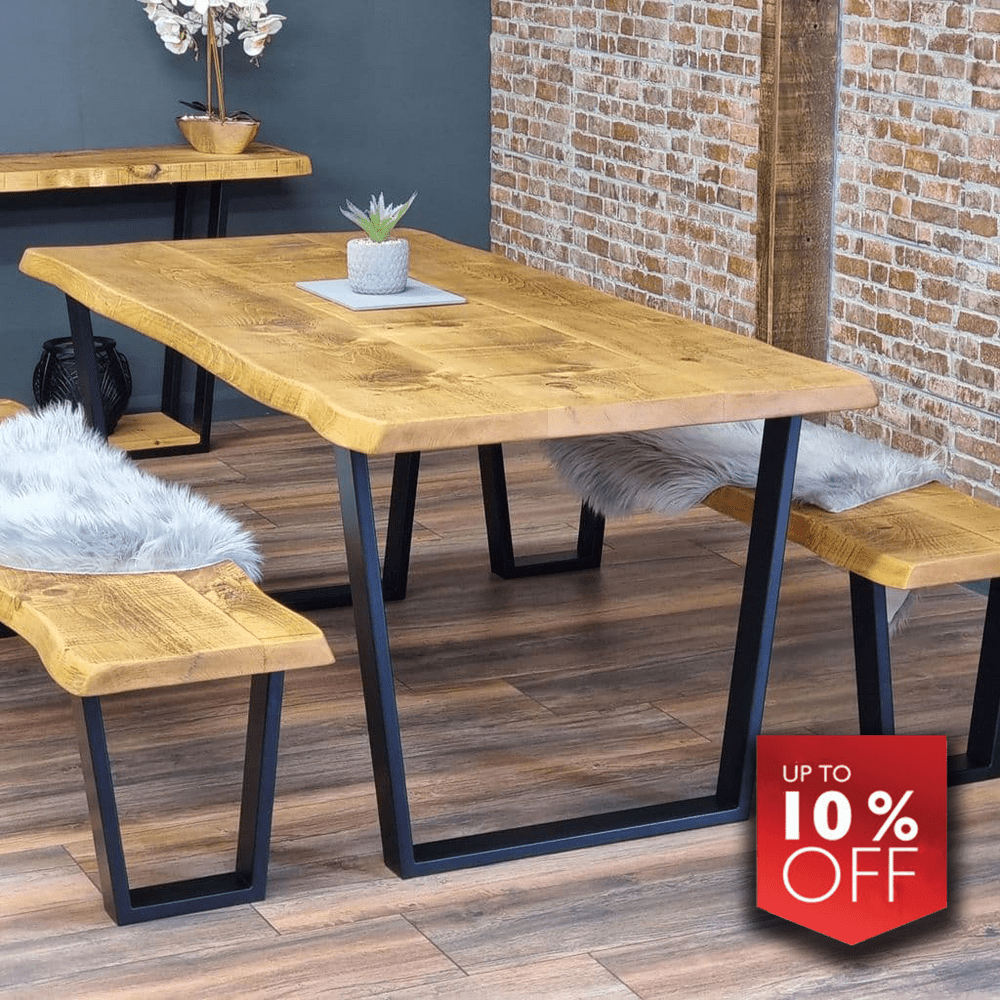 Live Edge Dining Table VFRAME LEGS