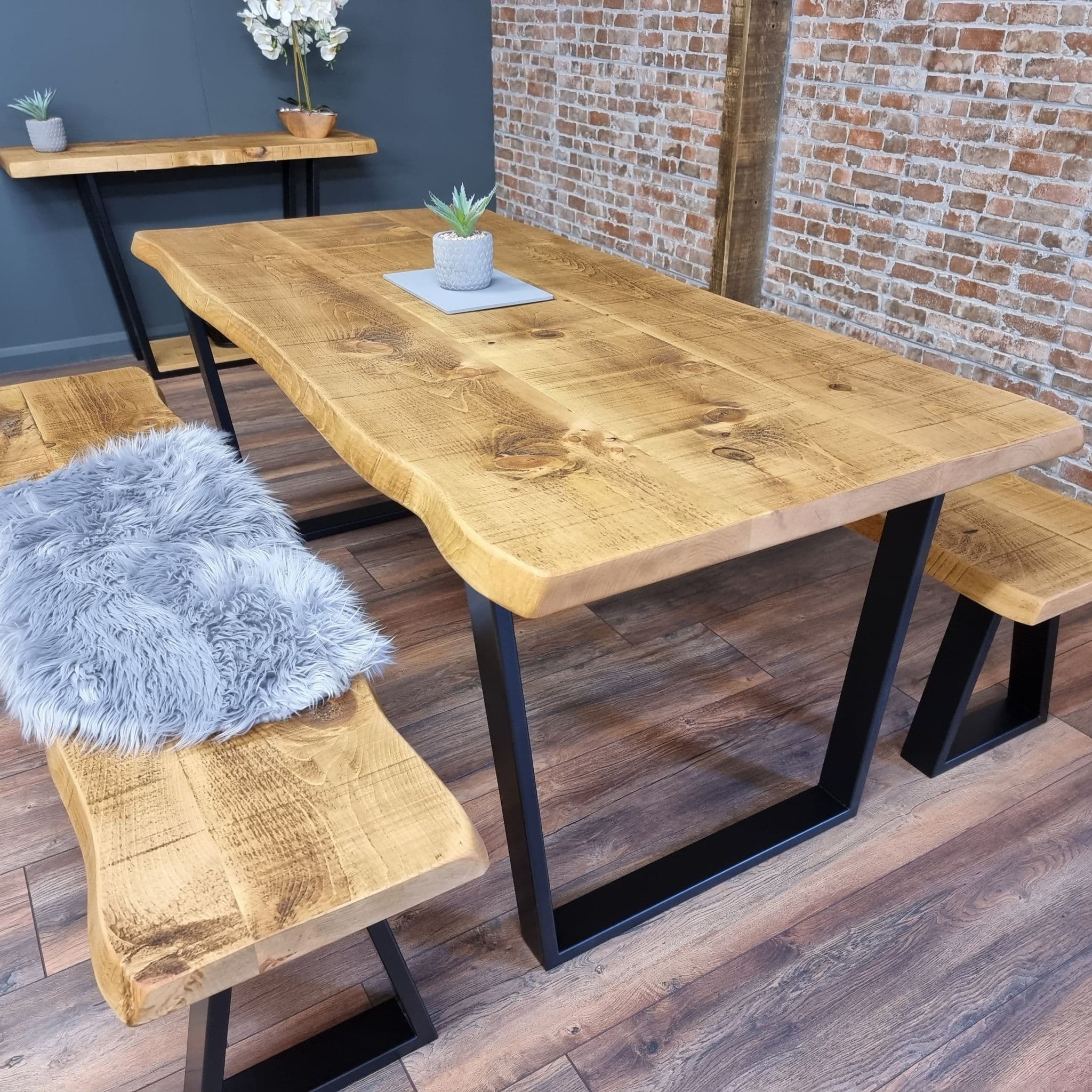 Live Edge Dining Table VFRAME LEGS