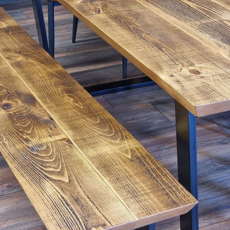 Louth Dining Table X FRAME LEGS