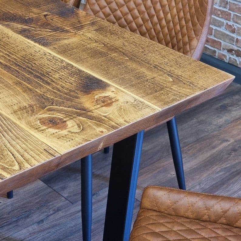 Louth Dining Table X FRAME LEGS