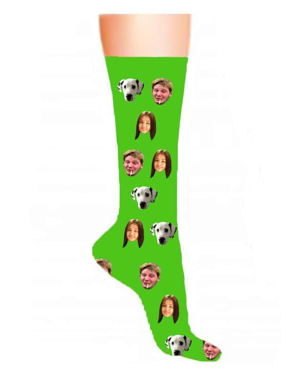3 Photo Socks Dotted