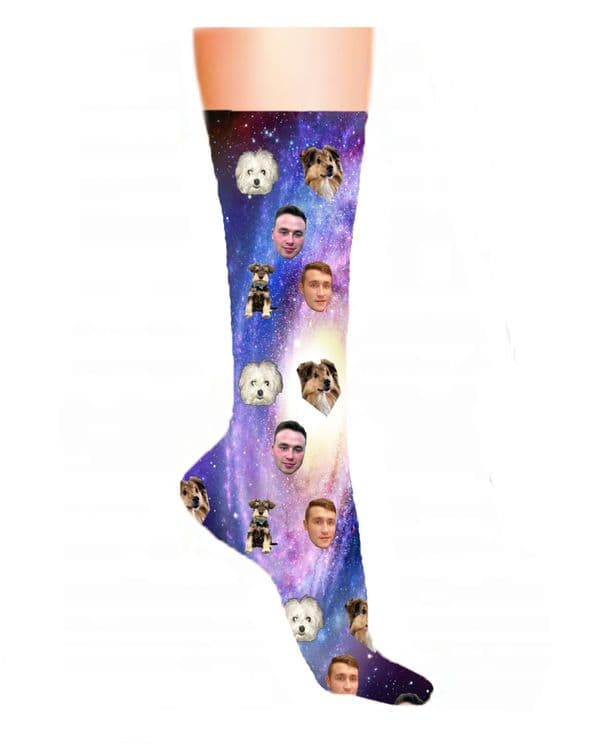 5 Photo Socks Dotted