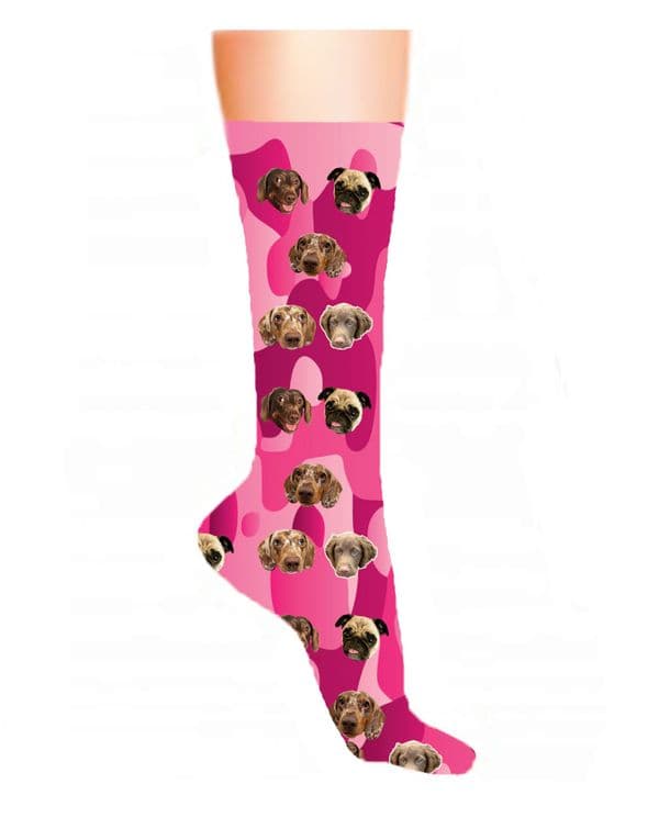 5 Photo Socks Dotted
