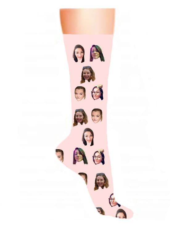5 Photo Socks Dotted