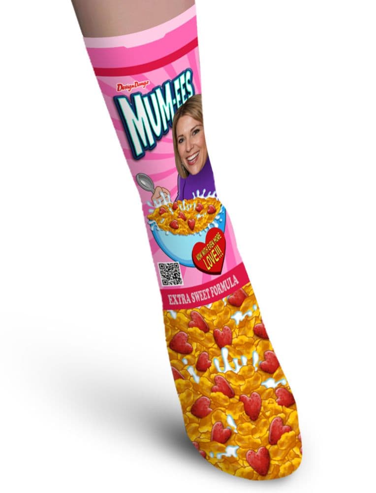 Mumees Cereal Fun Photo Socks Mumees cereal fun photo socks