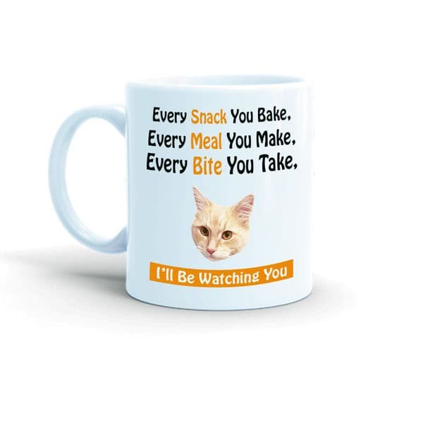 Pet Watching You Photo Mug & Coaster