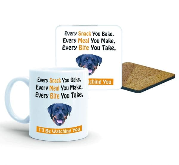 Pet Watching You Photo Mug & Coaster
