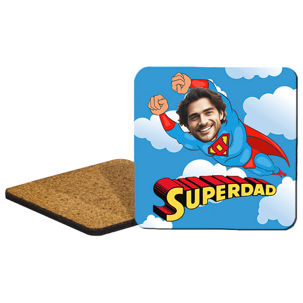 SuperDad Hero Photo Mug & Coaster