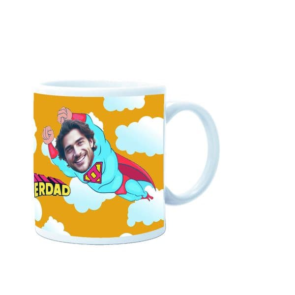 SuperDad Hero Photo Mug & Coaster