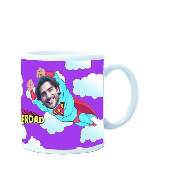 SuperDad Hero Photo Mug & Coaster