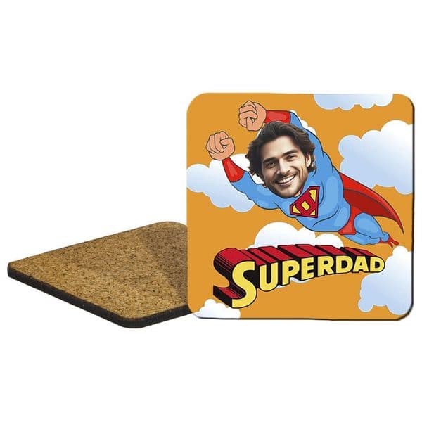 SuperDad Hero Photo Mug & Coaster