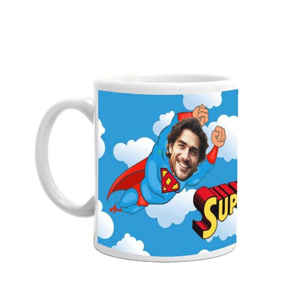 SuperDad Hero Photo Mug & Coaster