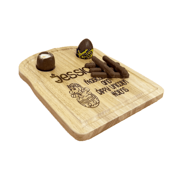 Toy Soldier Personalised Dippy Egg and Toast Board Engraved