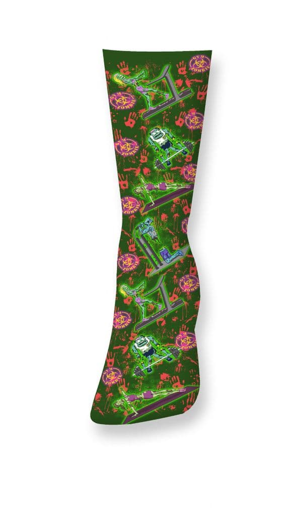 Zombie Gym Horror Socks