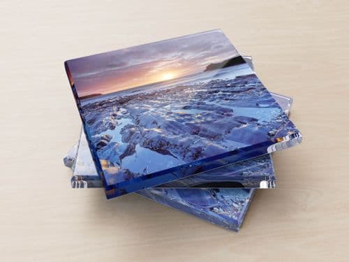 Abereiddy Beach, Wales - Glass Coasters