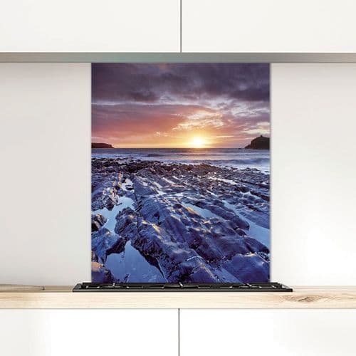 Abereiddy Beach, Wales - Glass Splashback