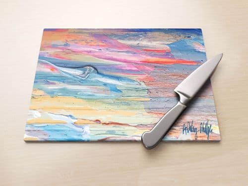 Abundance Blue - Glass Worktop Saver