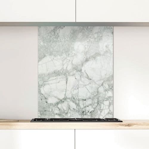 Bianco Eclipsia Marble - Glass Splashback