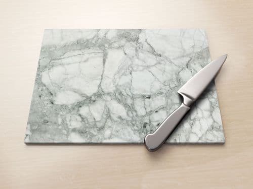 Bianco Eclipsia Marble - Glass Worktop Saver