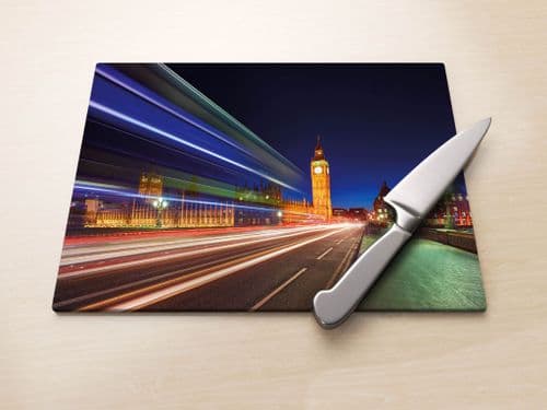 Big Ben and The Houses of Parliament - Glass Worktop Saver