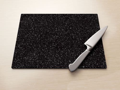 Black Quartz - Glass Worktop Saver