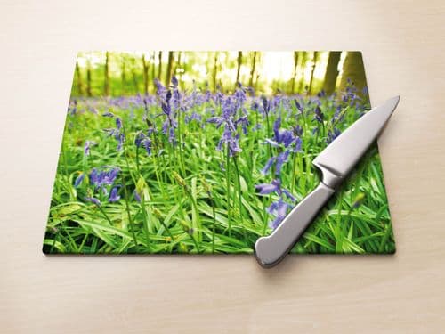 Bluebells - Glass Worktop Saver
