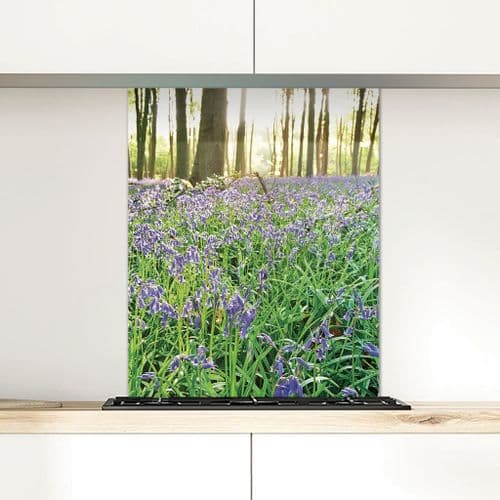 Bluebells, Micheldever Wood - Glass Splashback