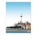 Brighton Skyline Blue - Glass Splashback