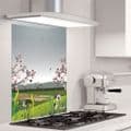 British Countryside Ultra Marine - Glass Splashback