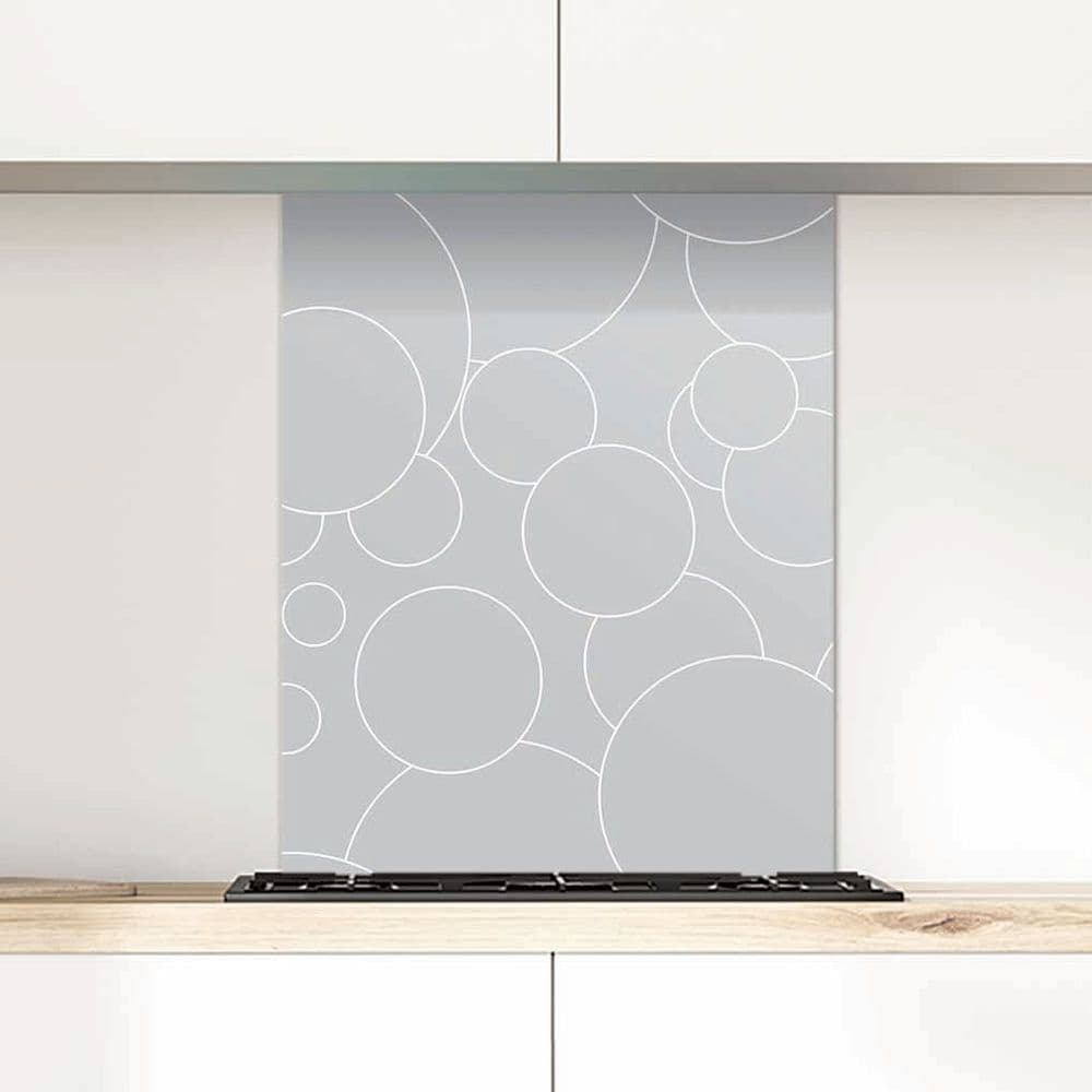 Bubbles G145 quartz Glass Splashback