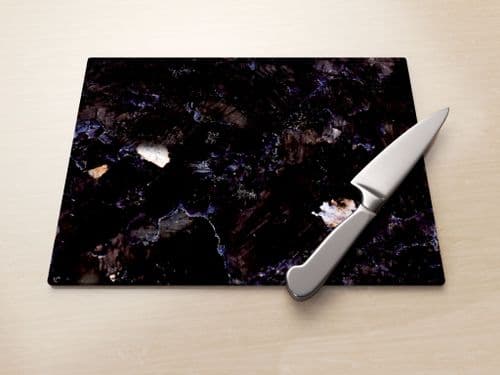 Chocolate Pearl Marble - Glass Worktop Saver