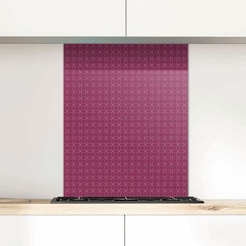 Circles G233 mulberry Glass Splashback