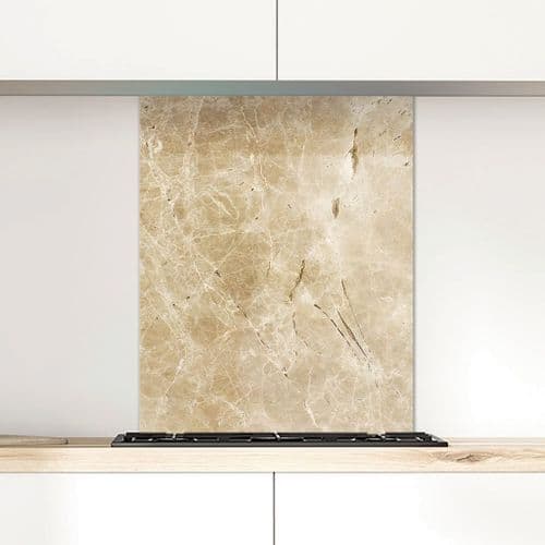 Daino Marble Natural - Glass Splashback